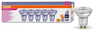 Osram 240v 4.5w Dimmable LED GU10 927 36deg 350lm (5 Pack)