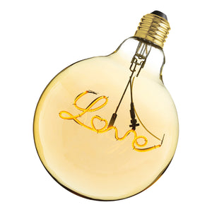Bailey 143118 - LED FIL Love G125 4W 2500K Gold Dimm LED Globe Light Bulbs Bailey - The Lamp Company