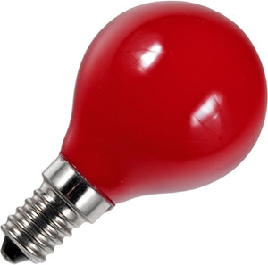 Schiefer L147215002 - E14 Filamentled Ball G45x75mm 230V 1W Red AC Non-Dim LED Bulbs Schiefer - The Lamp Company