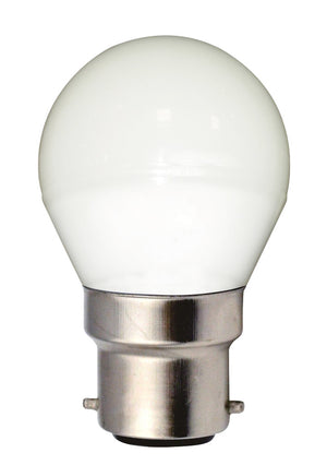 167539 - Golfball G45 LED 330° 5W B22 2700K 400Lm Dim. Frosted 330° Girard Sudron - The Lamp Company