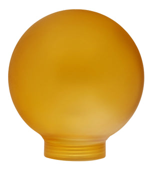 18442 - Globe Glassware Socket Source D80 Screwbase 31,5mm Amber  The Lampco - The Lamp Company