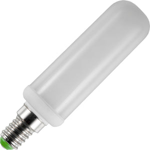Schiefer L141250627 - LED E14 Tube T28x110mm 230V 580Lm 8W 827 AC Opal Non-Dim LED Bulbs Schiefer - The Lamp Company
