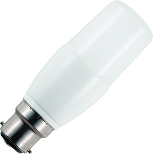 Schiefer L223864830 - LED Ba22D Stick T38x108mm 95-265V 640Lm 7W 830 270deg AC Opal Non-Dim LED Bulbs Schiefer - The Lamp Company