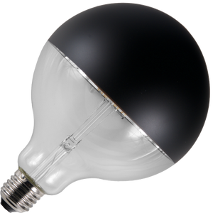 Schiefer LF023825852 - E27 Filamentled Globe Top-Mirror G125 230V 470Lm 6.5W 925 AC Black Dim - G125L6.5ES-92DCB LED Bulbs Schiefer - The Lamp Company