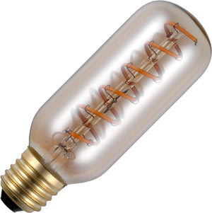 Schiefer LF023922305 - E27 Filamentled FleX AX Tube T45x130mm 230V 140Lm 4.5W 922 AC Gold Dim LED Bulbs Schiefer - The Lamp Company