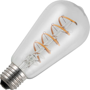 Schiefer LF023960309 - E27 Filamentled FleX AX Rustika ST64x140mm 230V 190Lm 4.5W 922 Clear LED Bulbs Schiefer - The Lamp Company