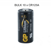 12-Pack Powerizer CR123A 3 Volt Lithium Batteries With Tabs