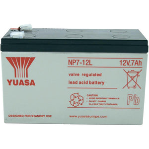 NP7-12L Yuasa 12v 7Ah Lead Acid Battery Yuasa NP Industrial Batteries The Lamp Company - The Lamp Company