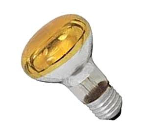 R6460ES-Y-GE - 240v 60w E27 64mm Yellow - Twin Pack Coloured Light Bulbs GE Lighting - The Lamp Company