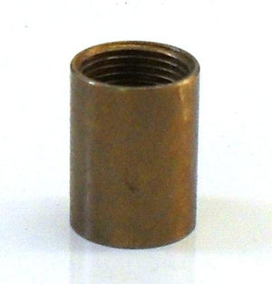 05033 Antique Brass Coupler ½" Length ¾" - Lampfix - Sparks Warehouse