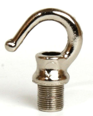 05069 Hook ½" Male Thread Nickel - Lampfix - Sparks Warehouse