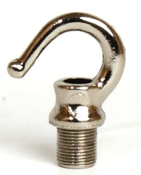 05069 Hook ½" Male Thread Nickel