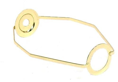 05127 - Shade Carrier Brass Plated 6"