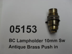 05153 Harp 9" (230mm) Brassed With 10mm Base - Lampfix - Sparks Warehouse