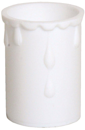 05192 Plastic Drip White 33x50 - White Plastic - Lampfix - Sparks Warehouse