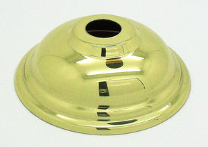 05203 Vase Top Polished Brass Shaped 70mm With 1/2" Hole - Lampfix - Sparks Warehouse