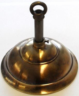 05430 - Hampstead Ceiling Assembly Antique Brass Ø120mm