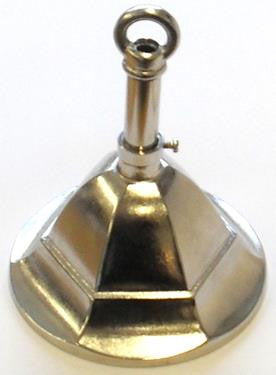 05434 - Chelsea Ceiling Assembly Chrome Ø102mm - LampFix - sparks-warehouse