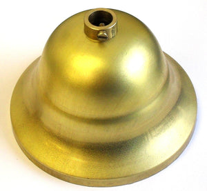 05503 Plain Brass Ceiling Cup with Securing Screw Height 58mm Ø90mm - Lampfix - Sparks Warehouse
