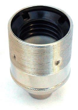 05588 - Continental Lampholder ½" ES Nickel Threaded Skirt - Lampfix - sparks-warehouse