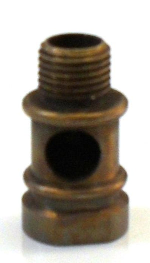 05619 Side Entry Antique Brass 10mm - Lampfix - Sparks Warehouse