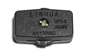 05643 - 2 Core American Inline Switch Black (UL Rated) - LampFix - sparks-warehouse