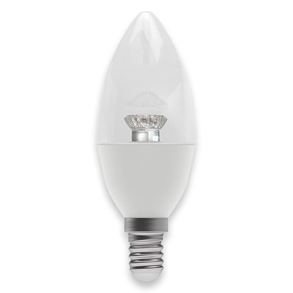 Bell 60506 2.1W LED Candle Clear - SES 2700K 250lm