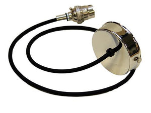 05706 - GLADYS  Nickel Rose, Round Black Flex - LampFix - sparks-warehouse