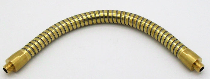 05774 Goose Neck Brass 250mm With 10mm Male Ends