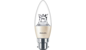 Philips Master Diamond Spark BC Warm White Dimmable Candle Bulb 5.5W