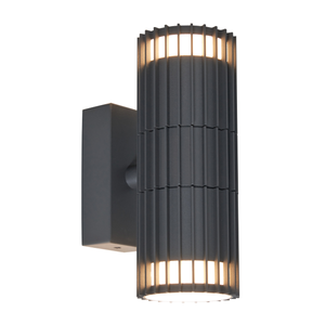 Forum Lighting Zink Muto 2 Light GU10 Up & Down WL IP65 Anthracite - ZN-44262-ANTH - Anthracite