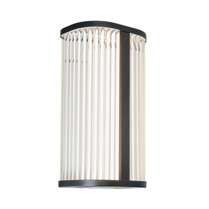 Forum Lighting Spa Nayru 8w LED Wall Light CCT 3/4k IP44 Black - SPA-44381-MBLK - matt black