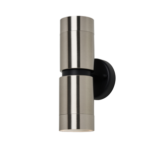 Forum Lighting Zink Yuki  2 x GU10 Up & Down WL Alum/SST IP65 SST - ZN-43121-SST - Stainless Steel