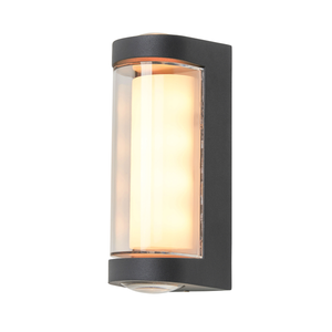 Forum Lighting Zink Anak 2 x 1w + 3w CCT 3/45/6k Globe WL IP54 Anth - ZN-44219-ANTH - Anthracite