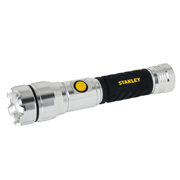 Forum Lighting Stanley Stanley® 500 lumen rechargeable hand torch - SXLS43185E - Silver/Black