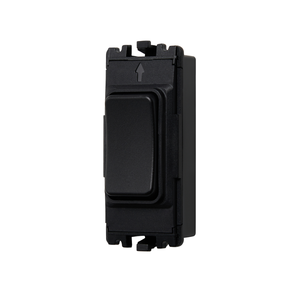 Forum Lighting Culina 2 Gang Slim Grid Kinetic Switch Black - CUL-42498 - Black