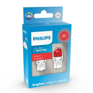 Philips 11066RU60X2 Ultin Pro6000   W21/5W (580) LED Bulbs