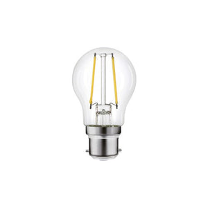 Integral LED Omni Filament Golf Ball Bulb B22 250Lm 2W 4000K Non-Dimm 320 Beam Clear Integral  - ILGOLFB22NE065