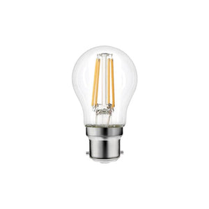 Integral LED Omni Filament Golf Ball Bulb B22 470Lm 3.4W 4000K Dimmable 320 Beam Clear Full Glass Integral  - ILGOLFB22DE071
