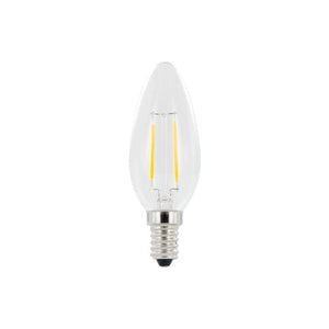 Integral LED Omni Filament Candle Bulb E14 250Lm 2.0W 4000K Non-Dimm 320 Beam Clear Integral  - ILCANDE14NE073