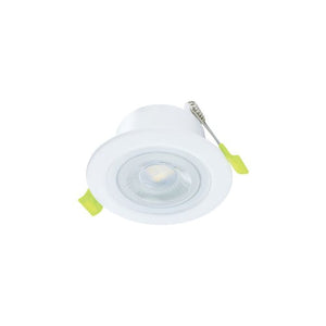 Integral LED Ecoguard Fire Rated Downlight 65Mm Cutout Ip65 600Lm 5W 4000K 38 Beam Dimmable 120Lm/W White Integral  - ILDLFR65M002