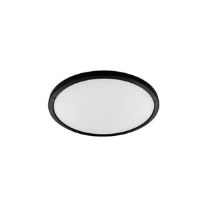 Integral LED Slim Halo Ceiling/Wall Light 241Mm Dia 15W 1300Lm  2700K Triac Dimmable Black Bezel Integral Led  - ILBHS003