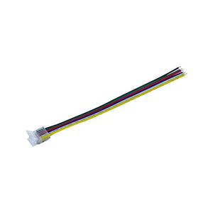 Integral LED Connector To 150Mm Wire 5Pack For 12Mm Width Ip20 Rgb+Cct Strip  - ILSTAA409