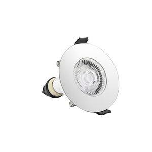 Integral LED Evofire Fire Rated Downlight 70Mm Cutout Ip65 Polished Chrome Round +Gu10 Holder Integral  - ILDLFR70D017