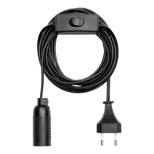 Bailey 145952 Cord 350cm Black E14 European plug & Switch