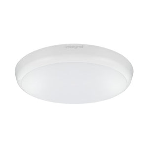 Integral LED Slimline Ceiling/Wall Light 250Mm Dia Ip54 1056Lm 12W 4000K Ik10 120 Beam Non-Dimm White 88Lm/W Integral  - ILBHC005
