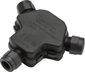 Knightsbridge JB0014 IP68 3-way Weatherproof Gel Junction Box