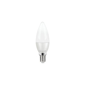 Integral LED Candle Bulb E14 470Lm 4.9W 5000K Dimmable 280 Beam Frosted Integral  - ILCANDE14DF026