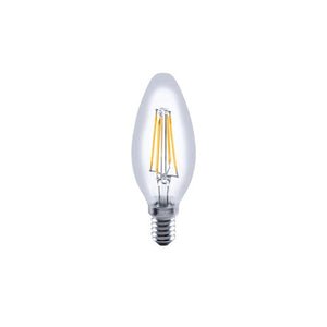 Integral LED Omni Filament Candle Bulb E14 470Lm 3.4W 2700K Dimmable 330 Beam Clear Full Glass  - ILCANDE14D050