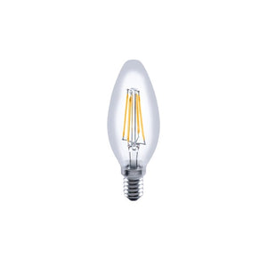 Integral LED Candle Bulb E14 470Lm 3.4W 2700K Dimmable 240 Beam Clear Integral  - ILCANDE14D050
